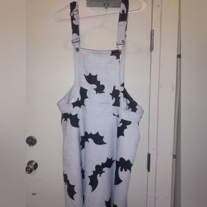 Shein bats lavender Pinnafore dress